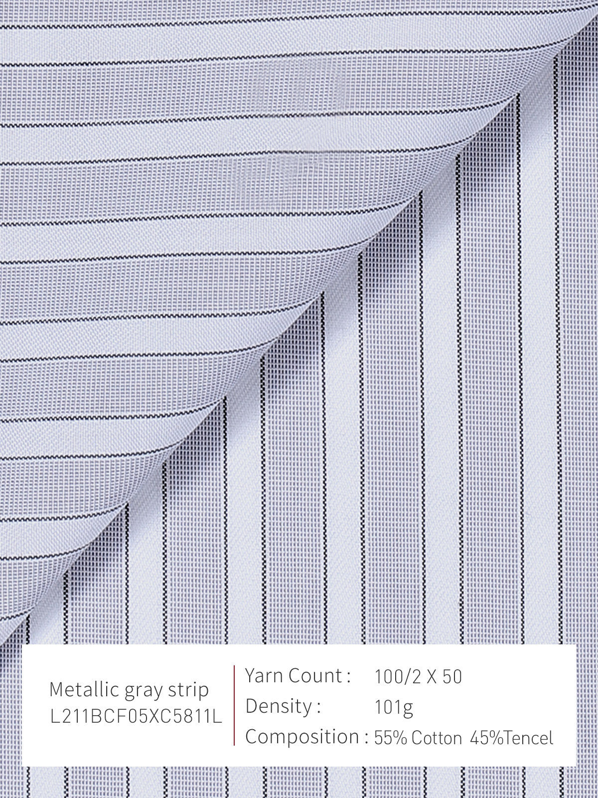Metallic Gray Strip