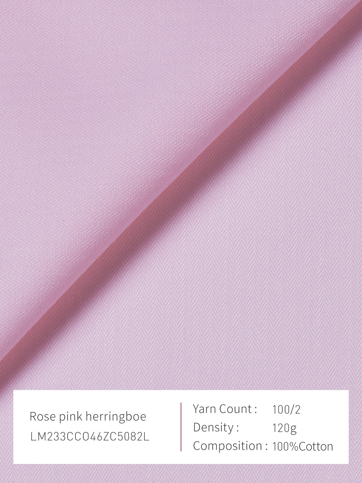 Rose Pink Herringboe