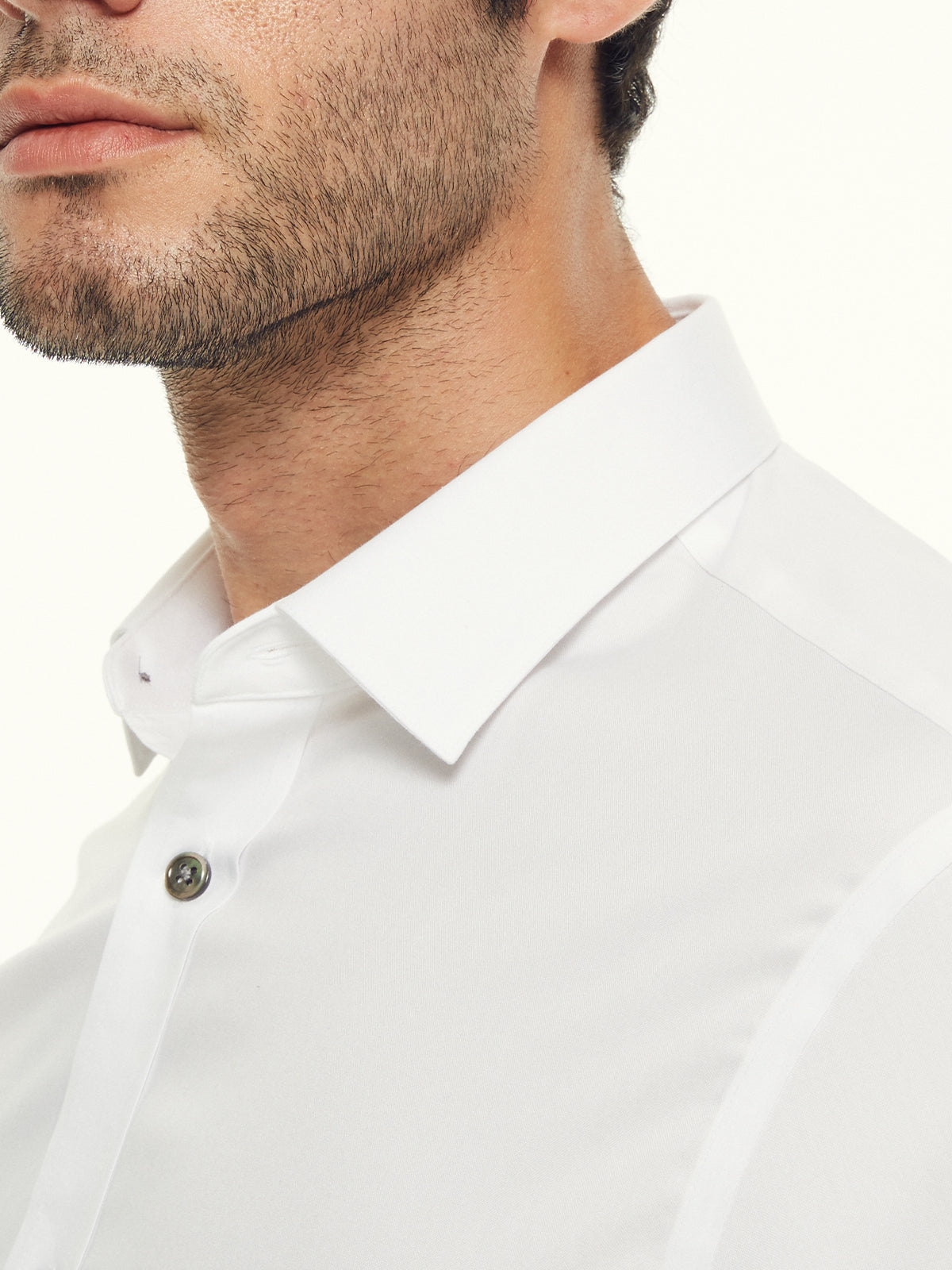 White Pinpoint Oxford