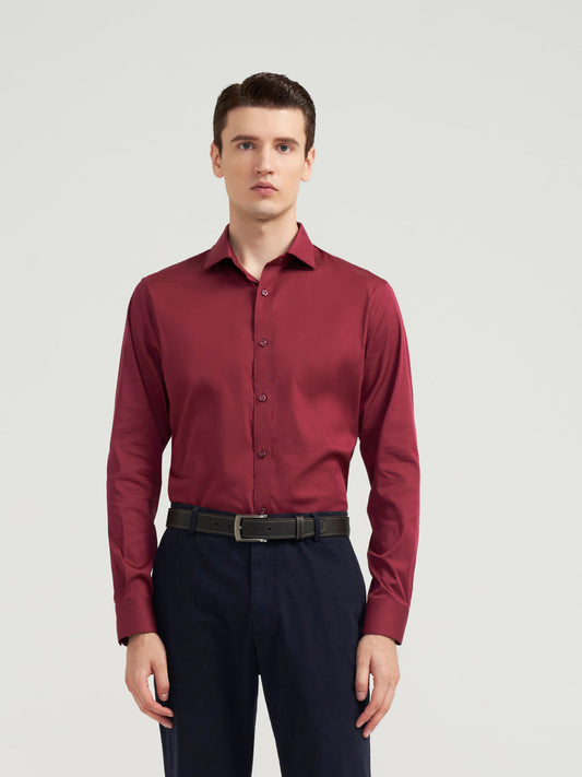 Burgundy Sateen