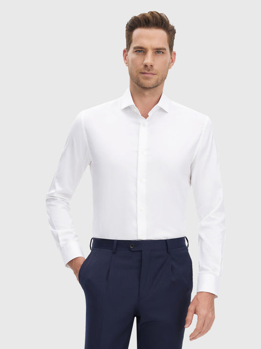 Gardenia White Herringbone