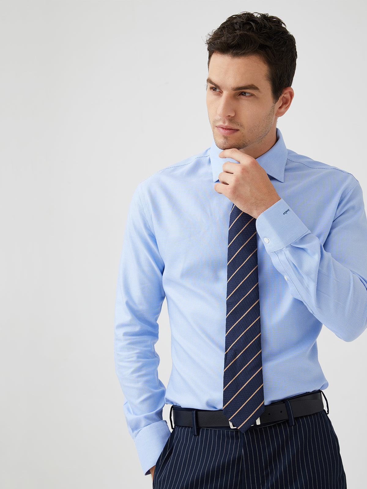 100s Light Blue Dogtooth