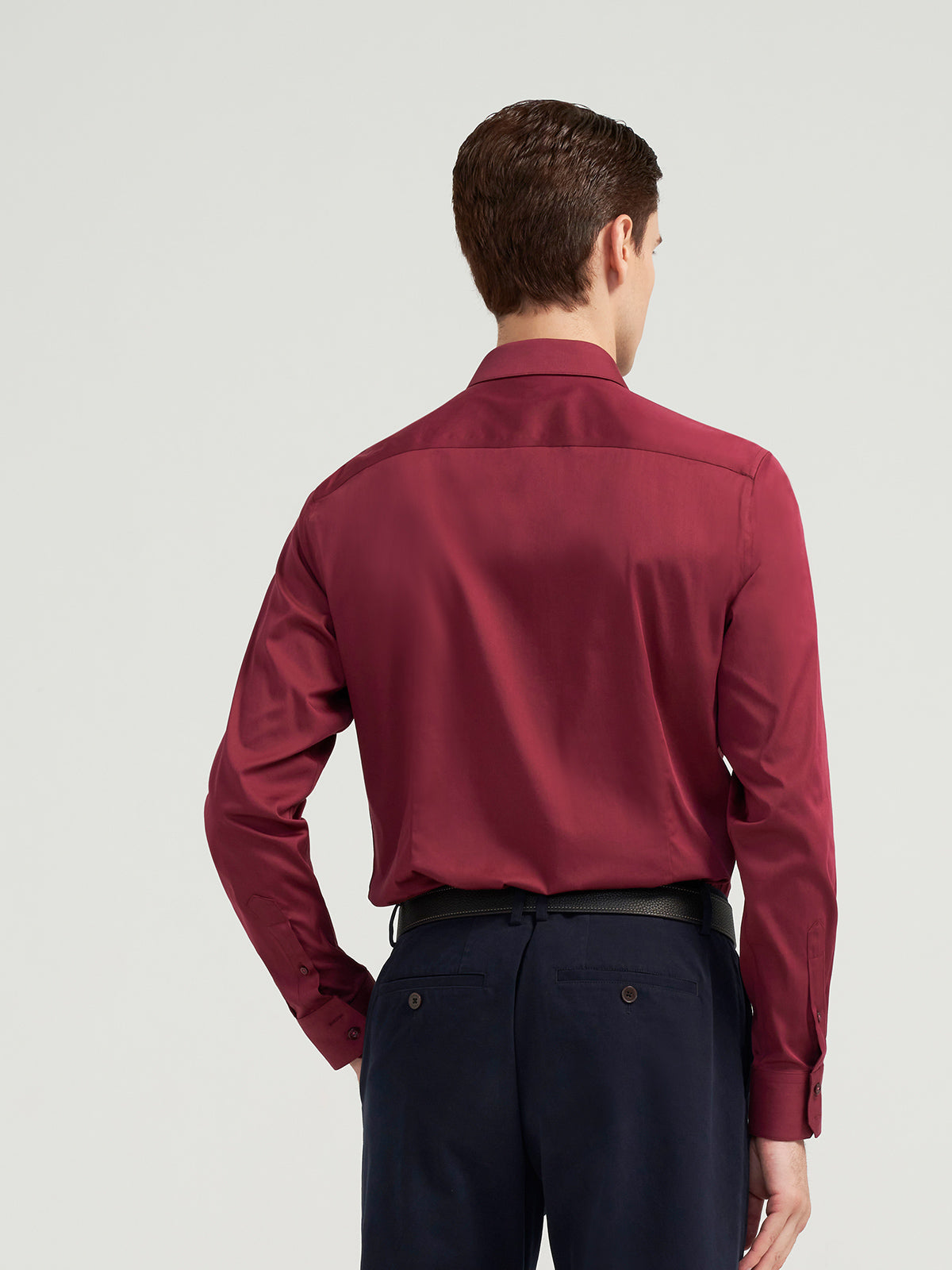 Burgundy Sateen