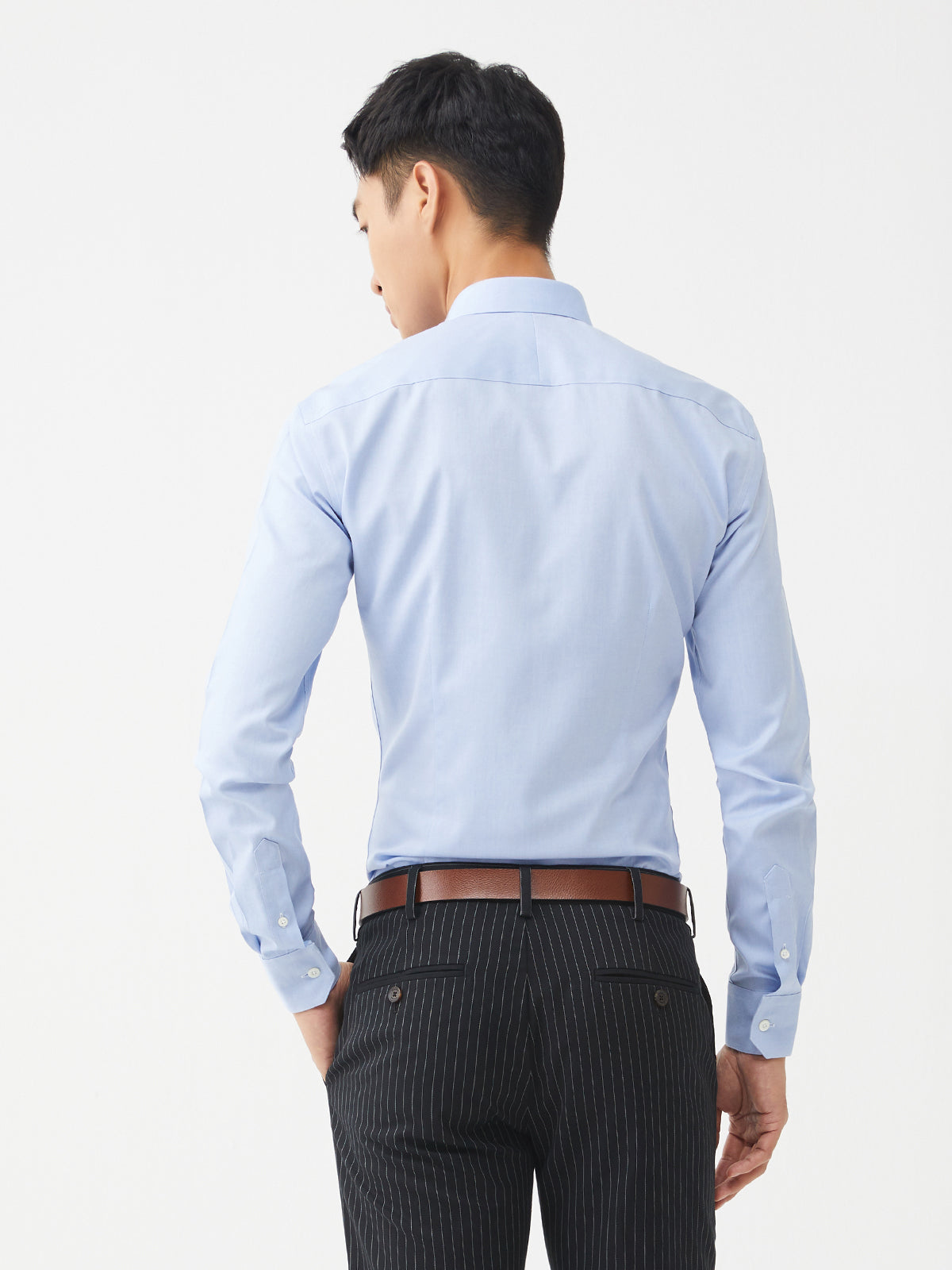 80S Blue Pinpoint Oxford