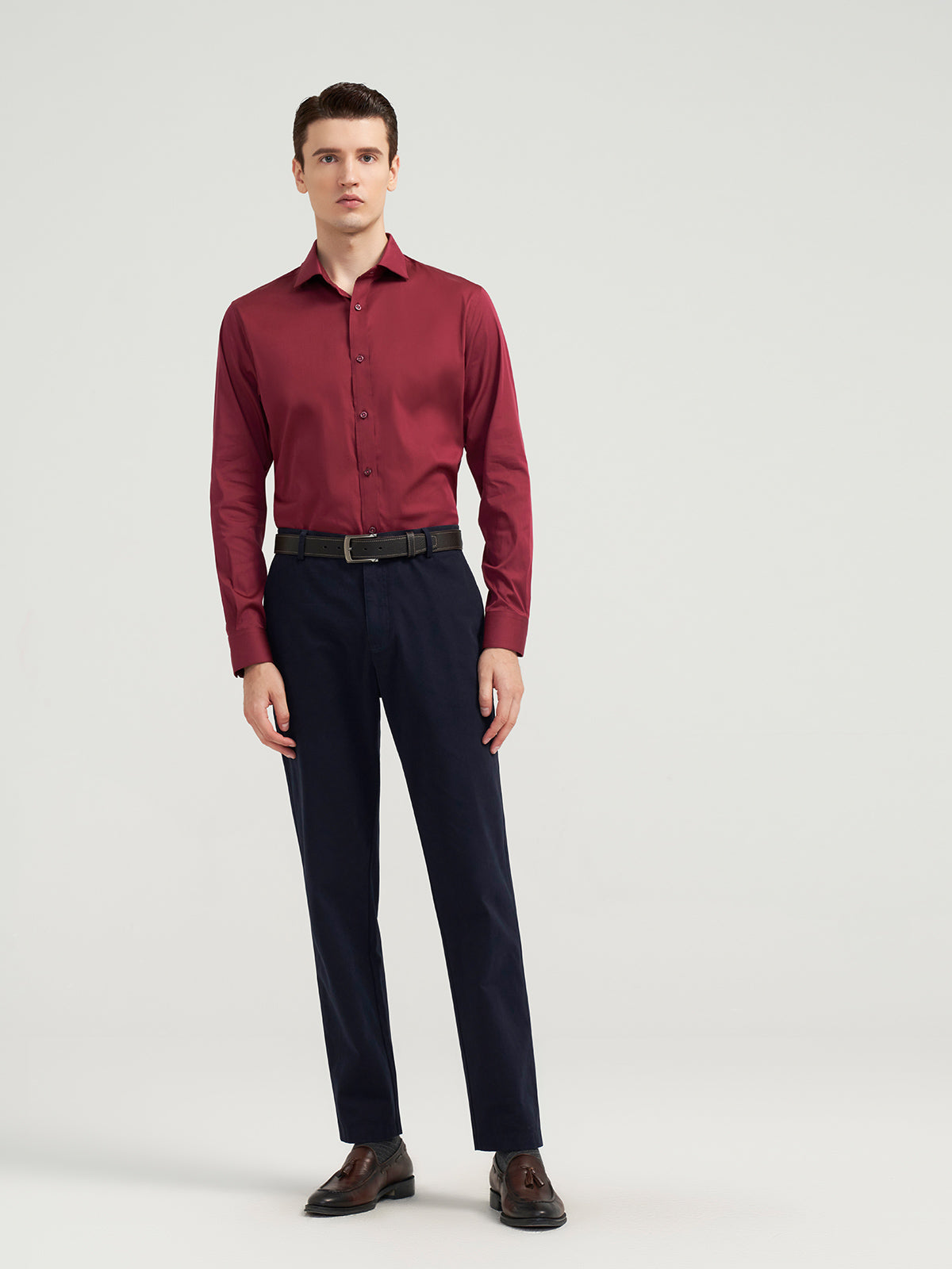 Burgundy Sateen