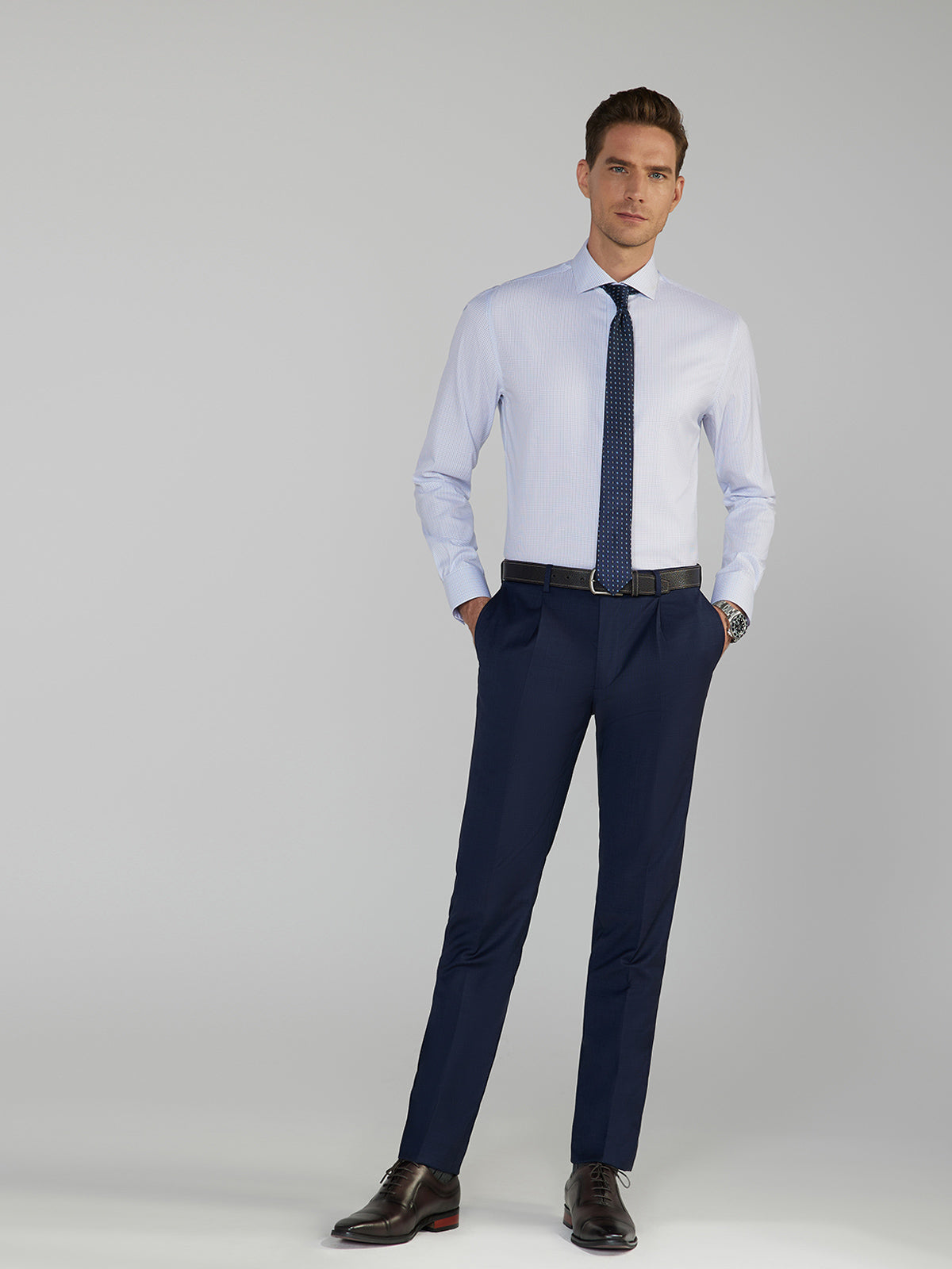 Ligh Black/Blue Check