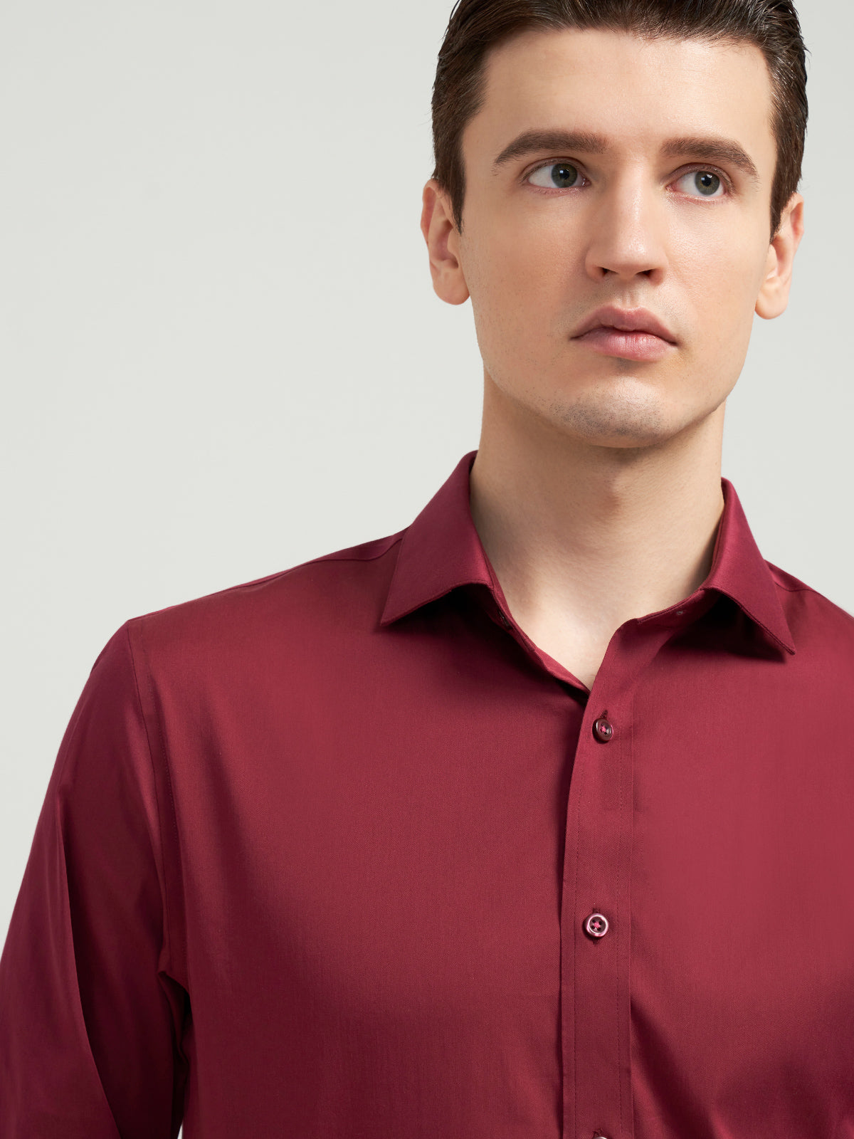 Burgundy Sateen