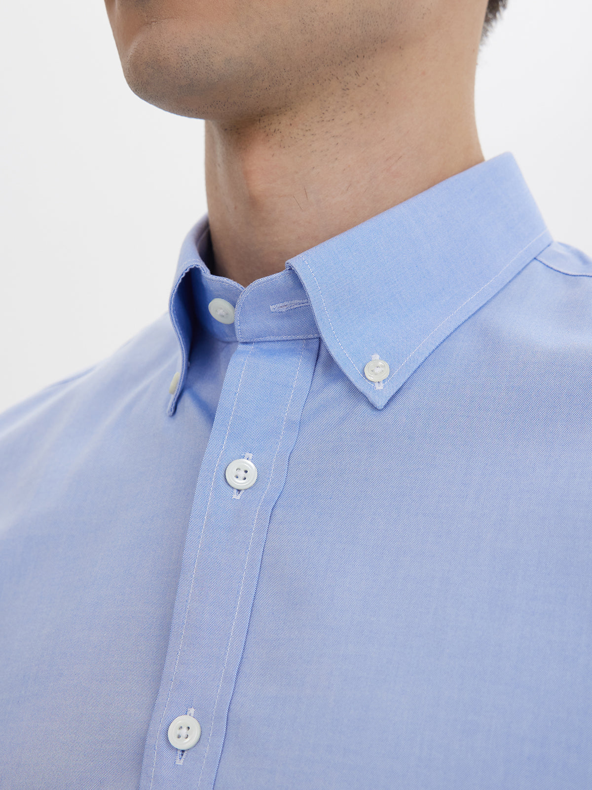 Light Blue Pinpoint Oxford