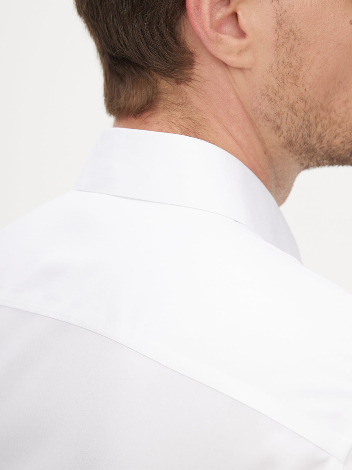 Gardenia White Herringbone
