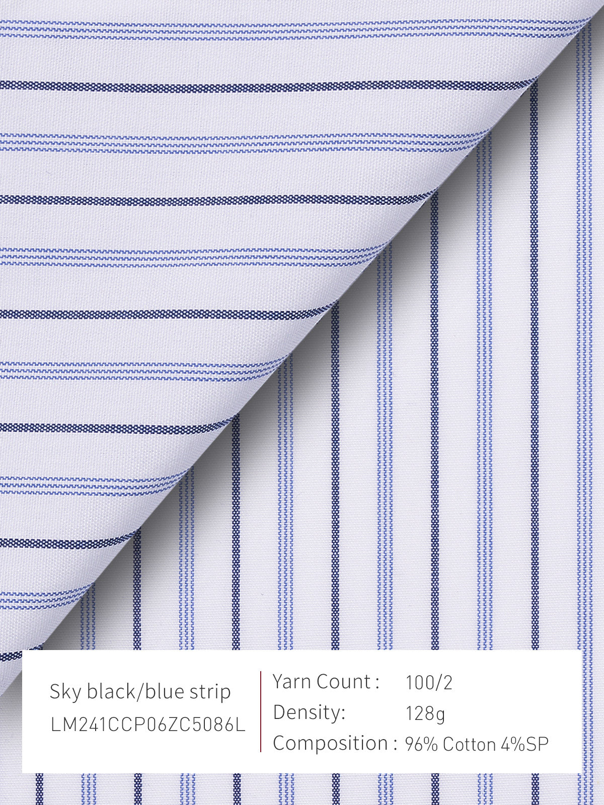 Sky Black/Blue Strip