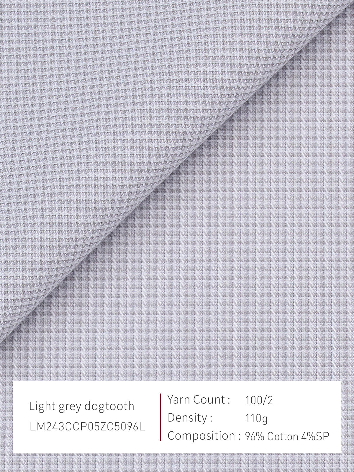 Light Grey Dogtooth