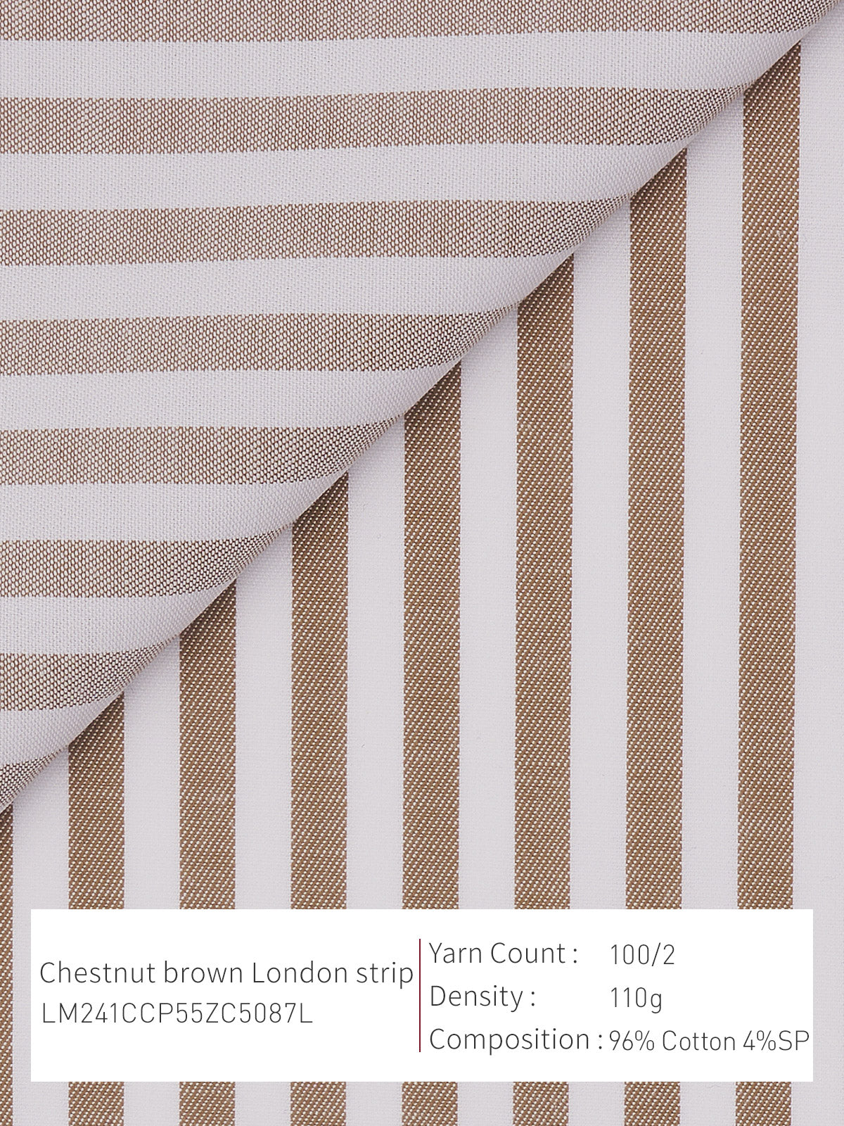 Chestnut Brown London Strip