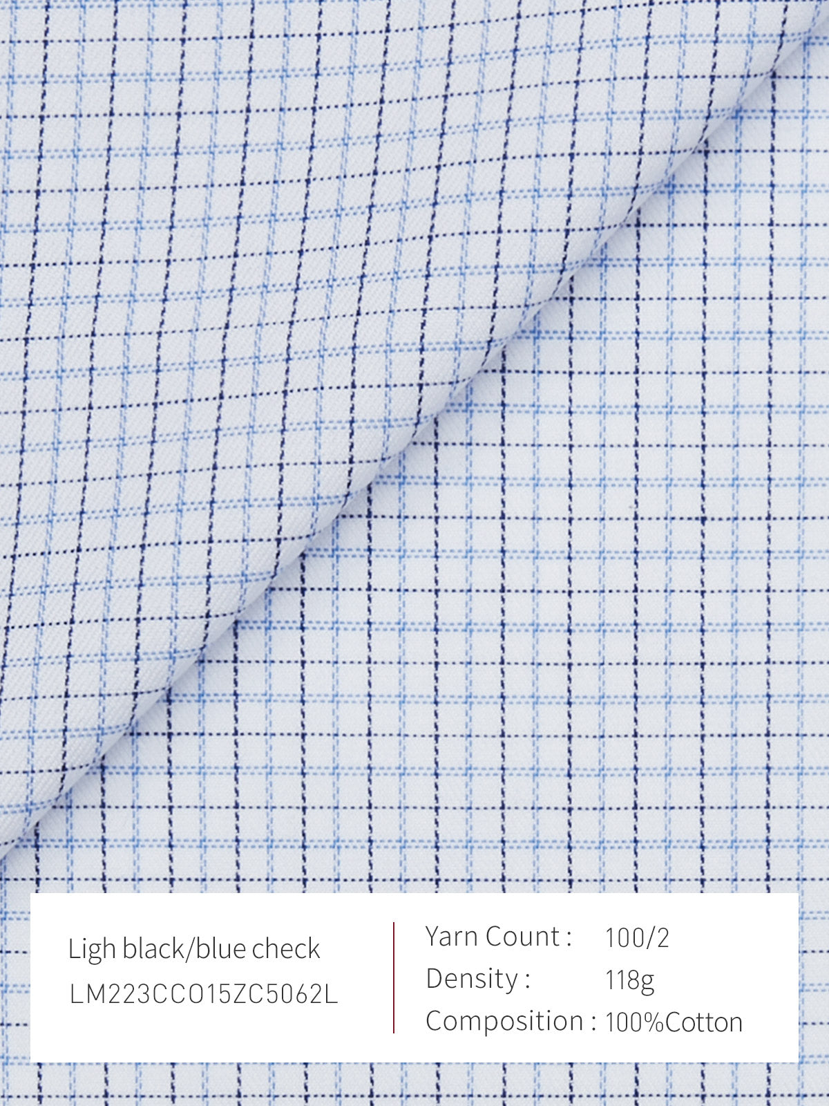 Ligh Black/Blue Check