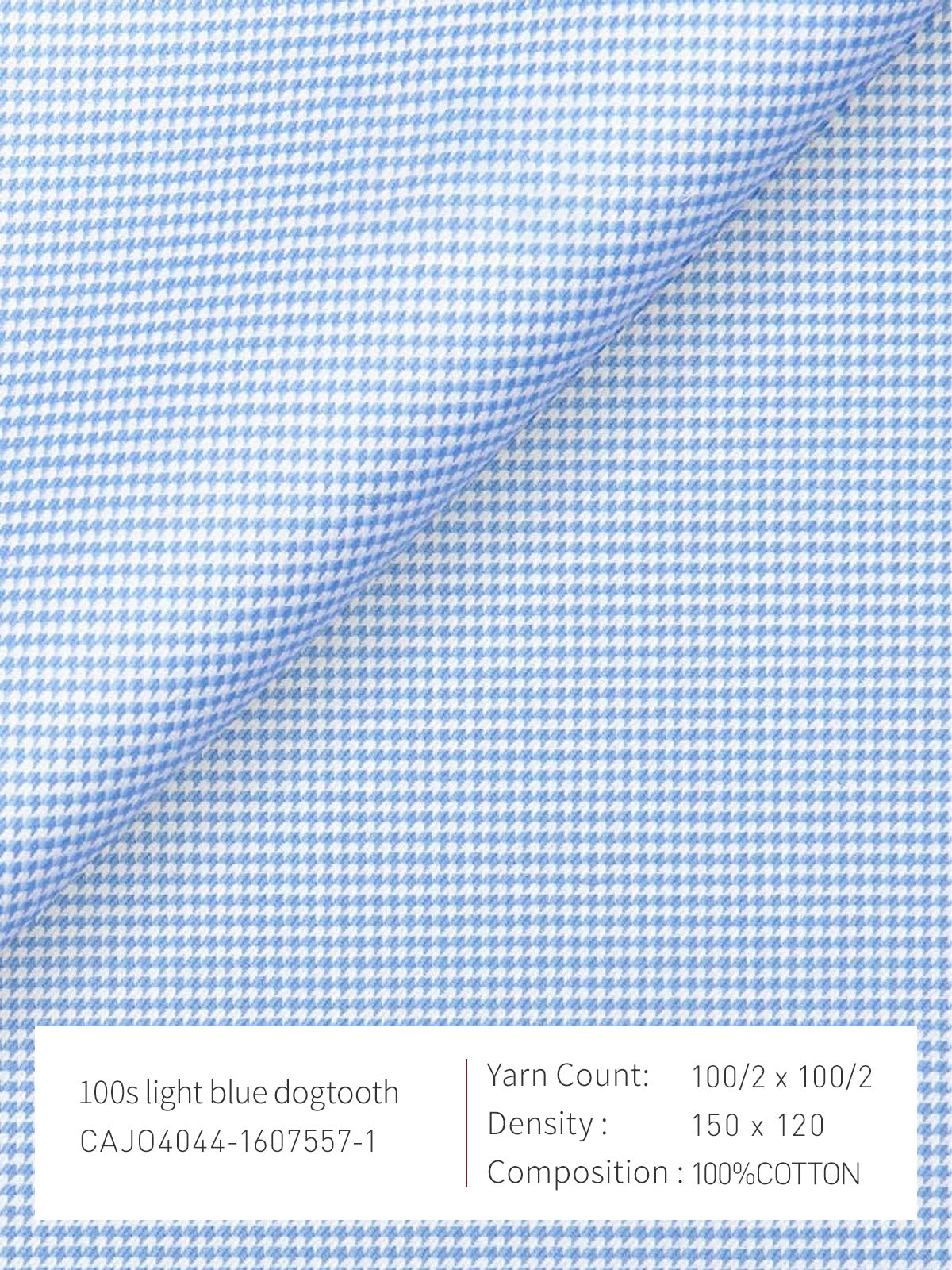 100s Light Blue Dogtooth