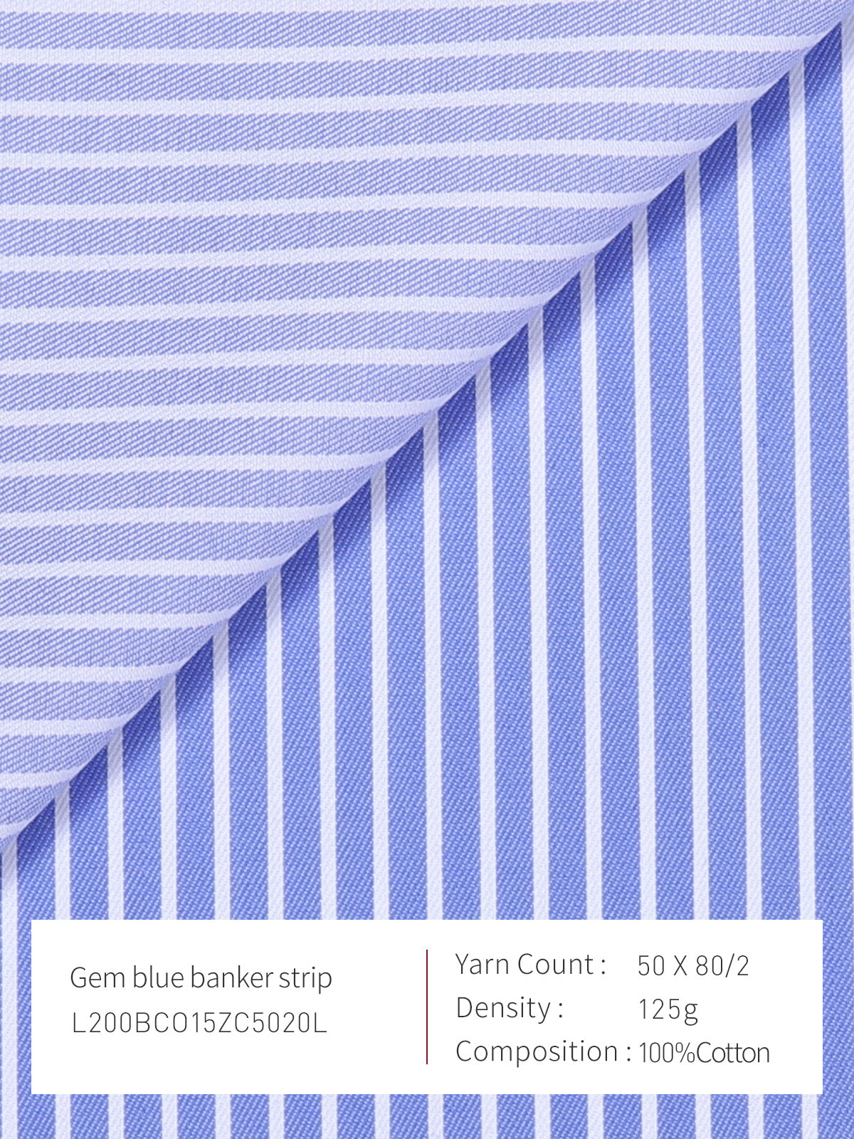 Gem Blue Banker Strip