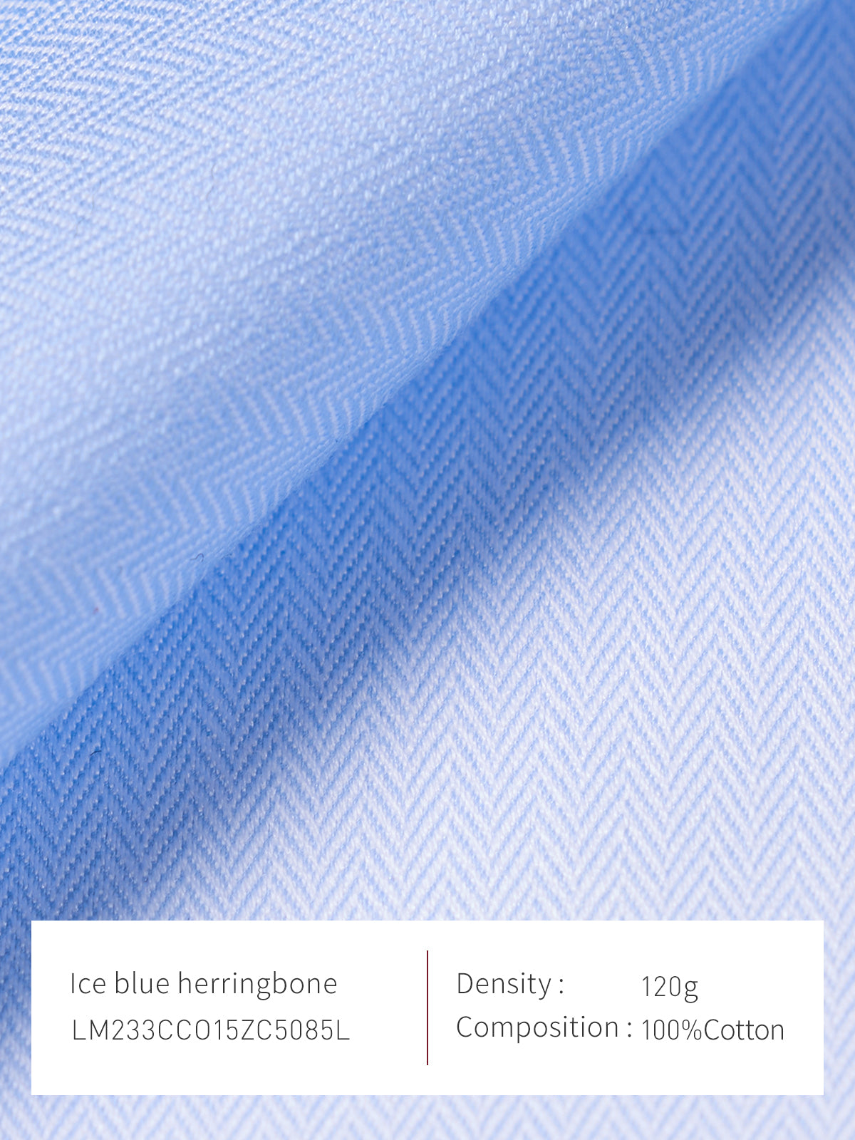 Ice Bue Herringbone